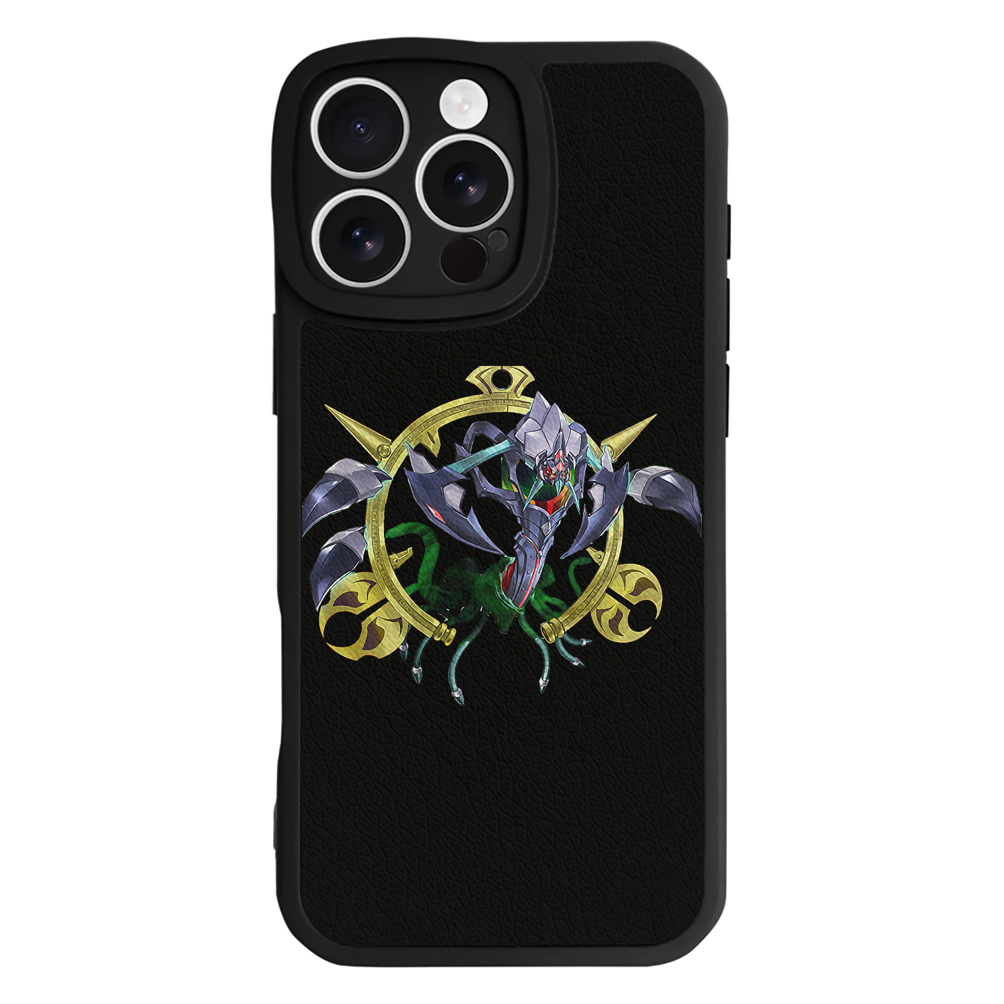 （画像用） 遊☆戯☆王 Yu-Gi-Oh! 【iPhone 16シリーズ対応】シリコンスマホケース（レザー調） 材質：シリコン